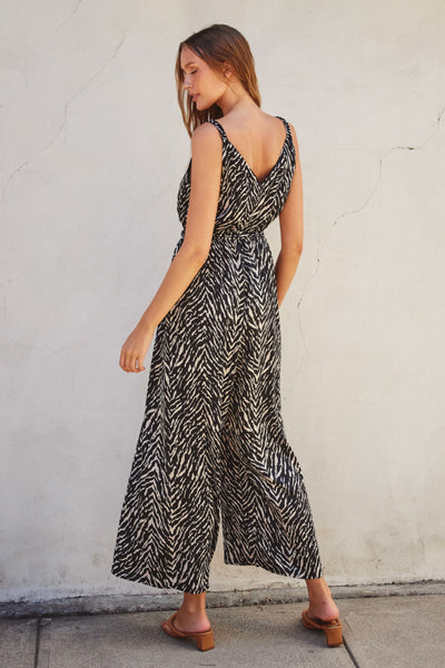 PRESALE-Amalia (Animal Print Tie Dye Jumpsuit