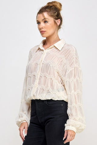 Blake (Cream) Blouse