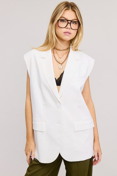 Serafina Oversized Blazer Vest