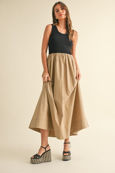 Paige Poplin Midi