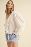 Chloe Eyelet Boho Blouse