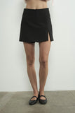 Meena Black Skort