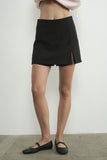 Meena Black Skort