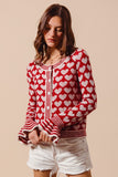 Velentina Heart Cardigan