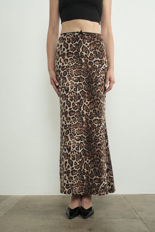 Veronika Leopard Maxi Dress